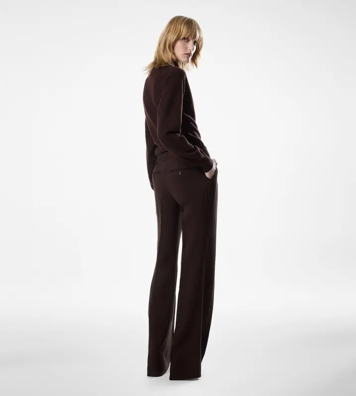 TAILORED DOUBLE PLEAT WIDE LEG PANTS online